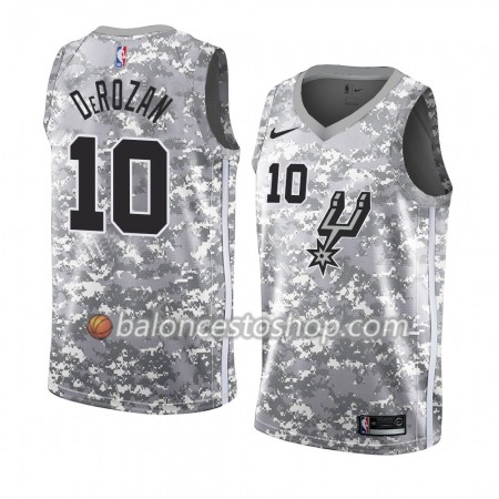 Camiseta Hombre NBA San Antonio Spurs DeMar DeRozan 10 2018-19 Nike Gris Swingman